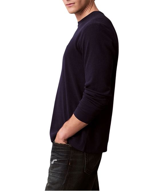 T-shirt a manica lunga con logo Calvin Klein Jeans | LV040EM217WFW